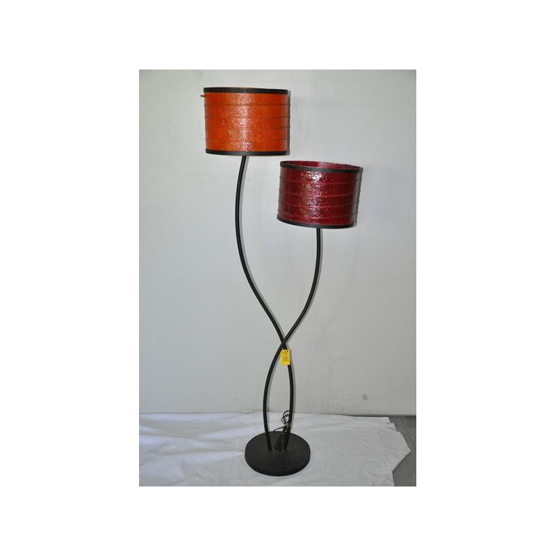 Lampa stojąca 160cm 8333 2 abażury,,